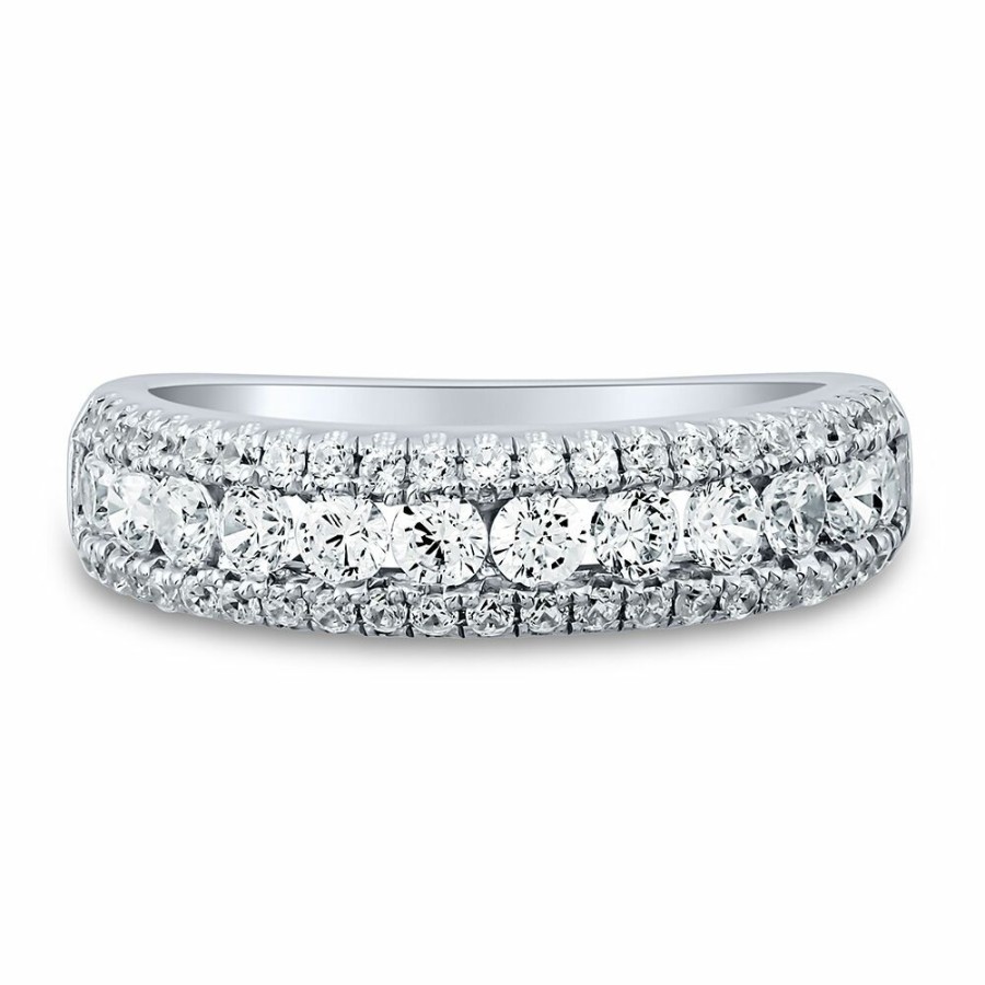 Wedding * | On Sale 1 Ct. Tw. Diamond Anniversary Band In 10K White Gold