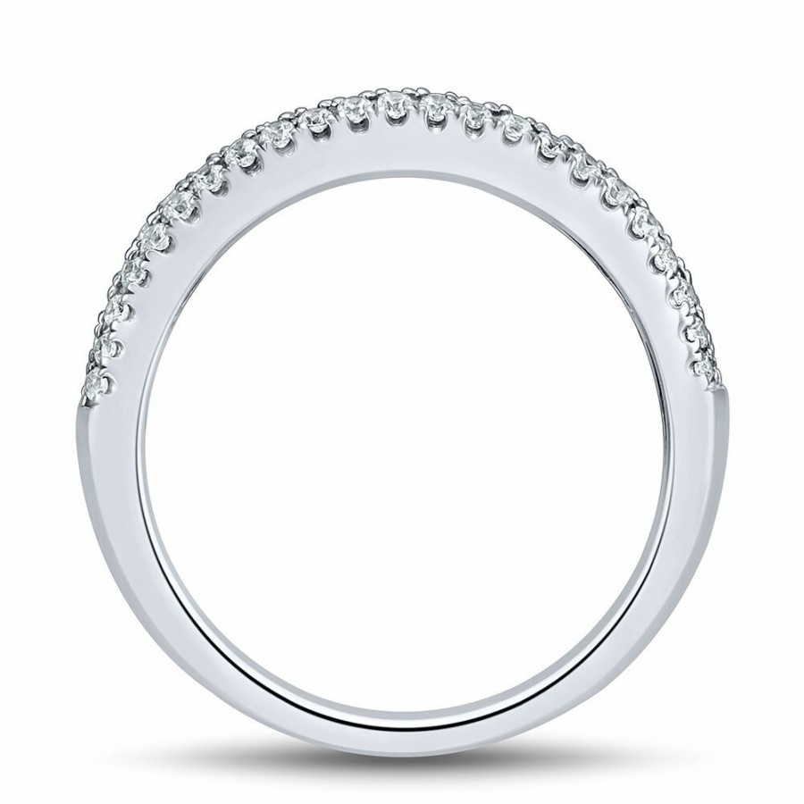 Wedding * | On Sale 1 Ct. Tw. Diamond Anniversary Band In 10K White Gold