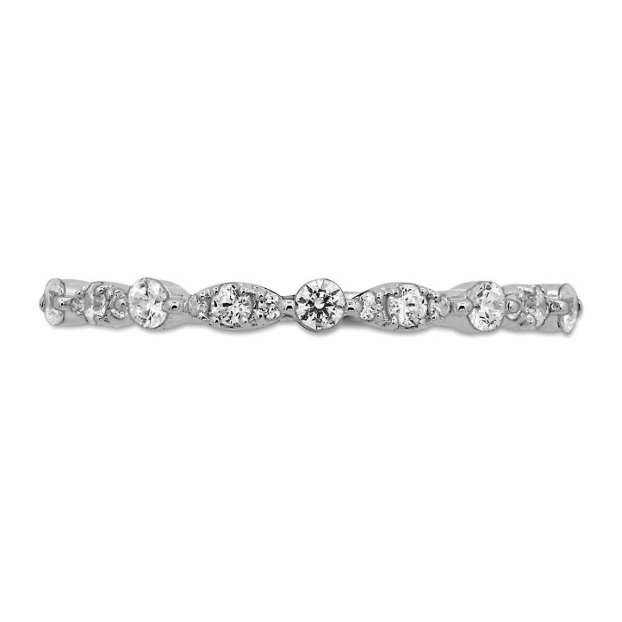 Wedding * | Special Offer Scalloped Diamond Anniversary Band (1/4 Ct. Tw.)