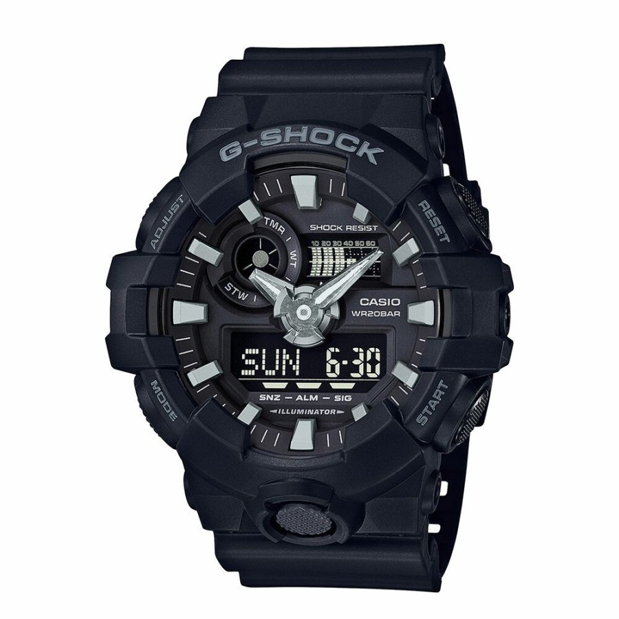 Watches * | Special Price Men'S 700-Series Black Resin Watch