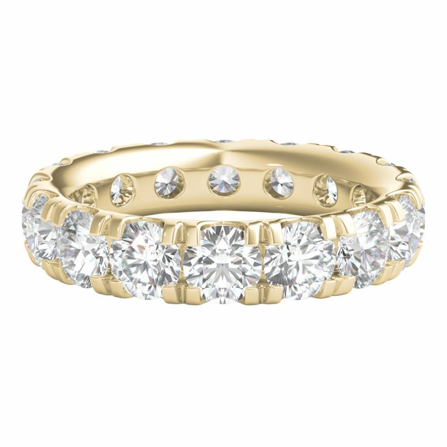 Wedding * | Discount Online Diamond Wedding Band With Eternity Setting In 14K Gold (5 Ct. Tw.)