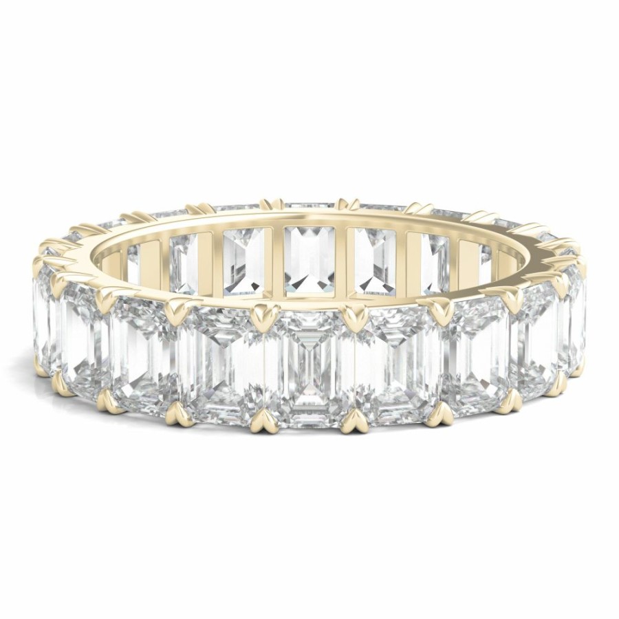 Wedding * | Half Off Emerald-Cut Diamond Wedding Band With Eternity Setting (5 Ct. Tw.)