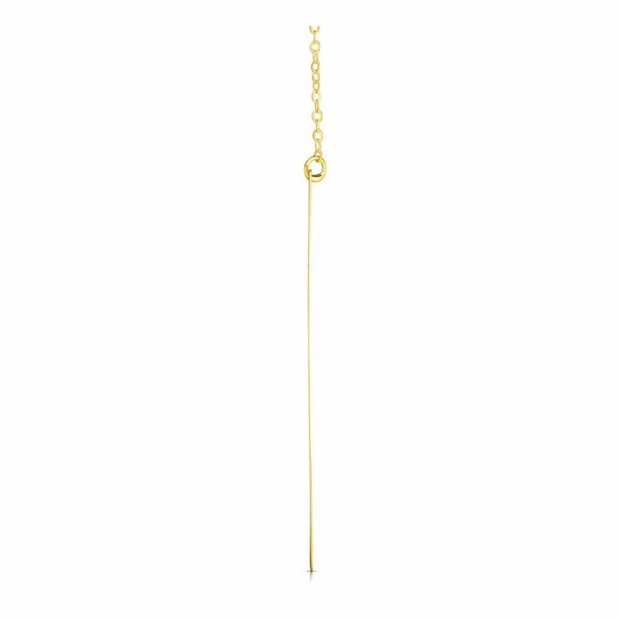 Necklace * | Clearance "H" Initial Necklace In 14K Yellow Gold