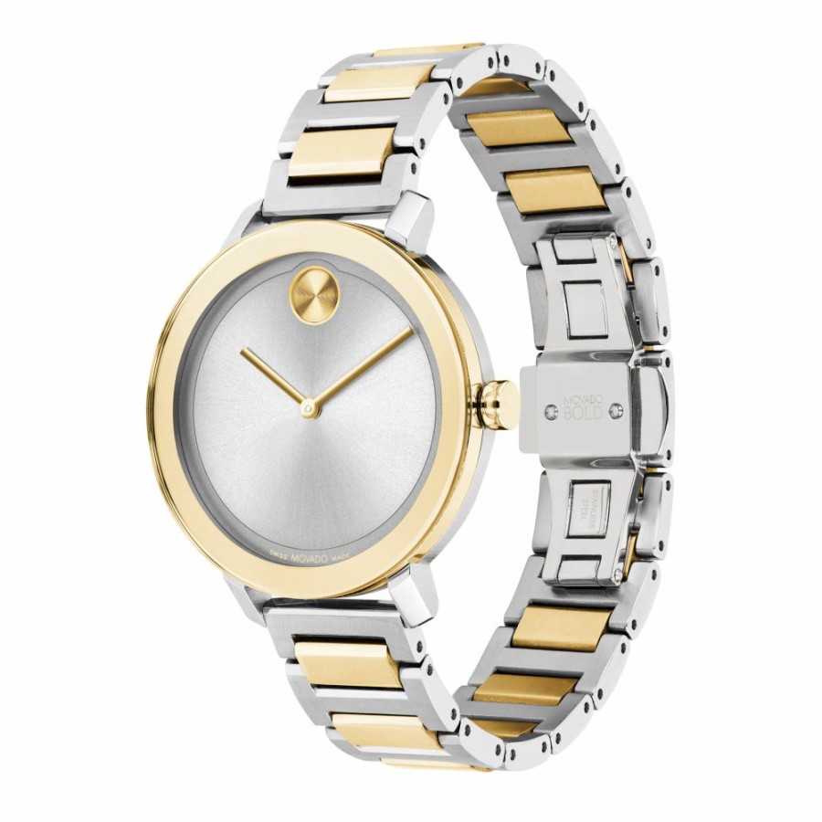 Watches * | On Sale Bold Evolution Women'S Watch In Two-Tone Ion-Plated Stainless Steel, 34Mm