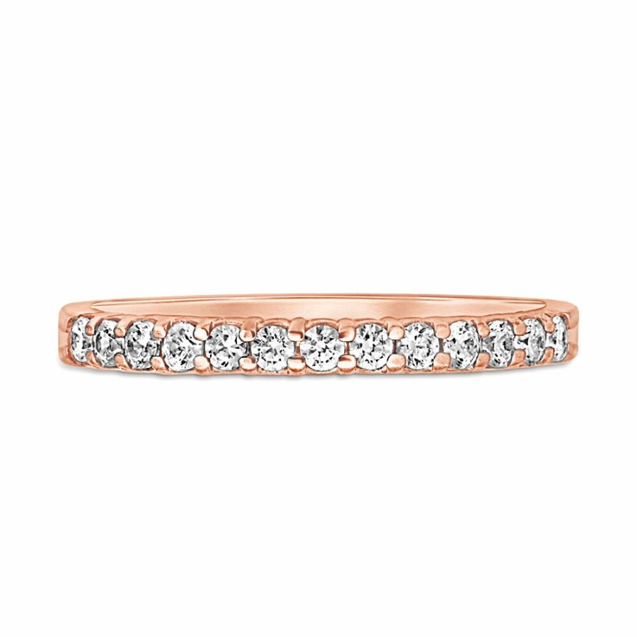 Wedding * | On Sale Diamond Anniversary Band In 10K Gold (1/4 Ct. Tw.)