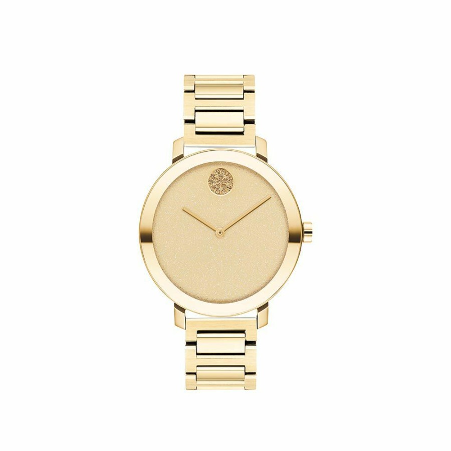 Watches * | Clearance Sale Evolution Women'S Watch In Yellow Gold-Tone Ion-Plated Stainless Steel, 34Mm