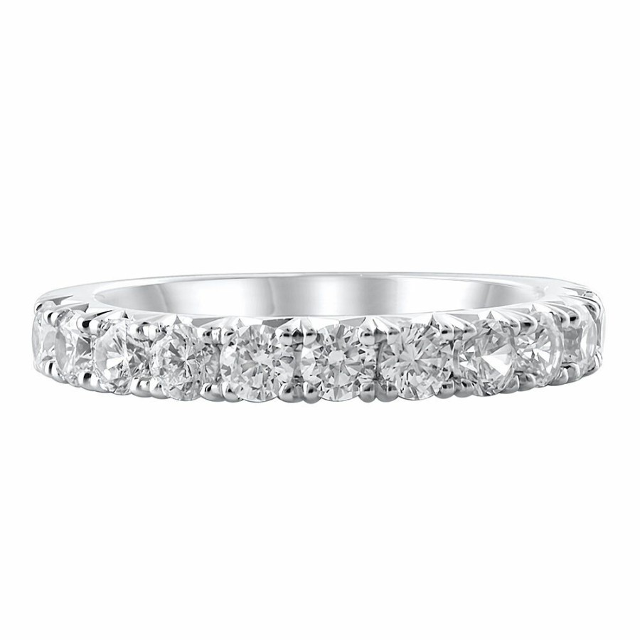 Wedding * | Sales Online Lab Grown Diamond Band In 14K White Gold