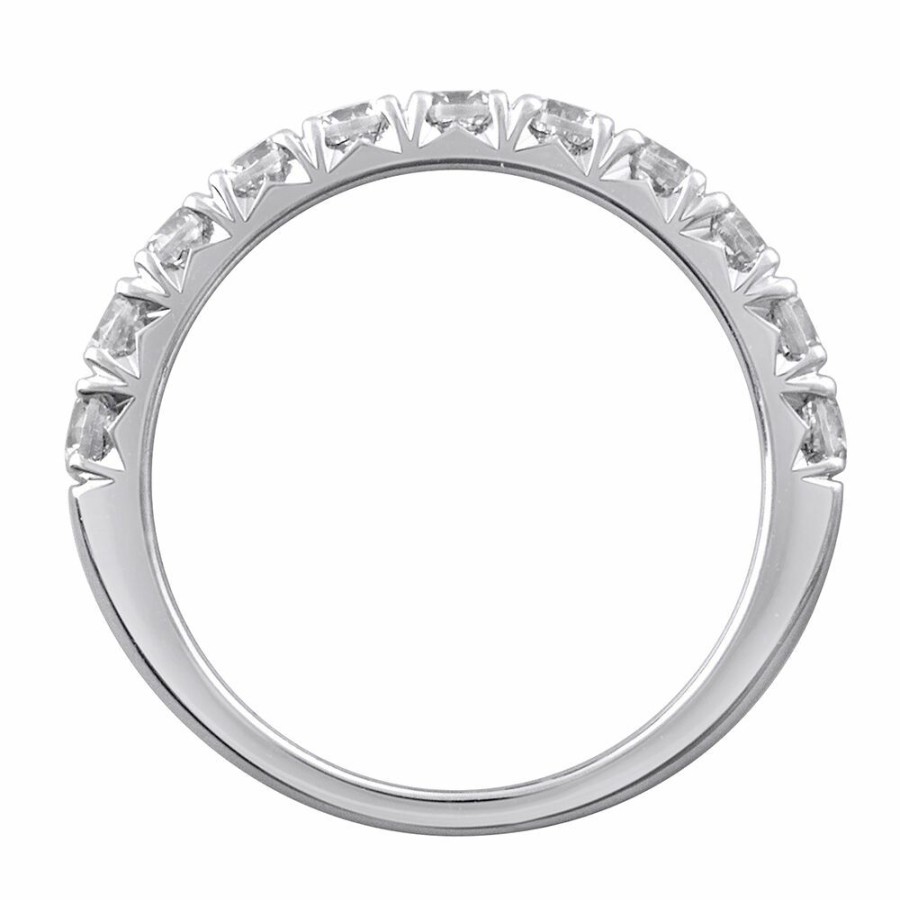 Wedding * | Sales Online Lab Grown Diamond Band In 14K White Gold