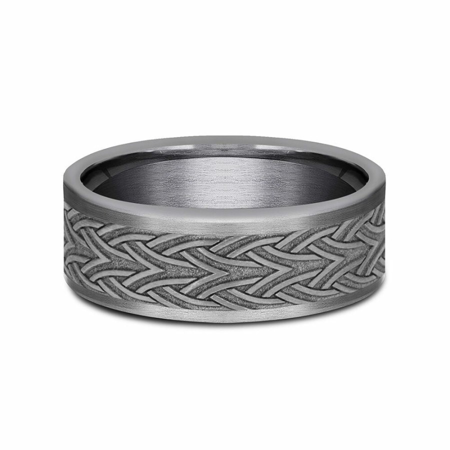 Accessories * | Special Offers Men'S Tantalum Celtic Arrow Knot Band, 7Mm