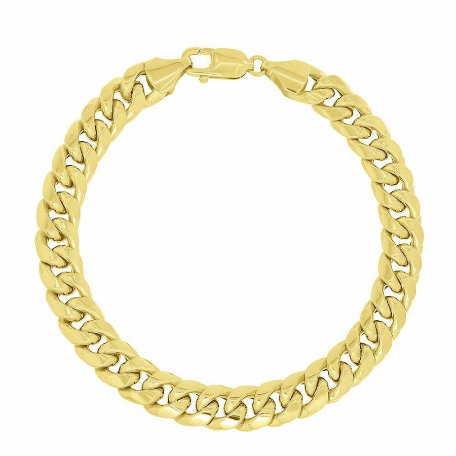 Bracelets * | Limit Offer Miami Cuban Curb Link Bracelet In 14K Yellow Gold