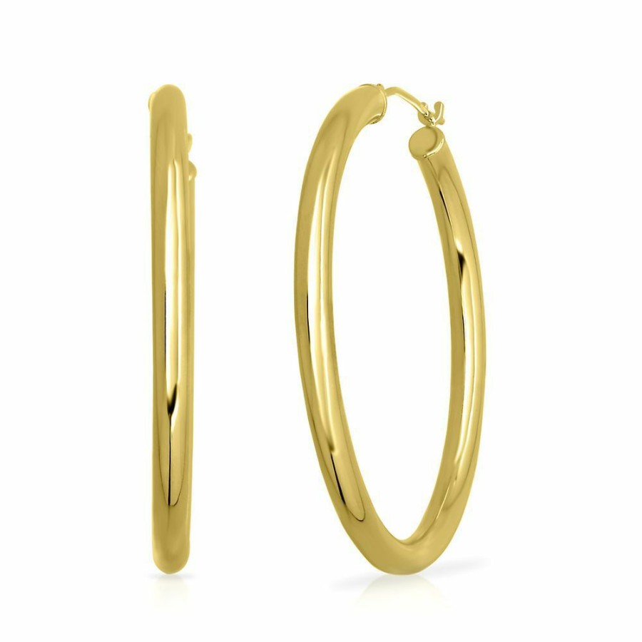 Earrings * | Super Specials Hoop Earrings In 14K Yellow Gold