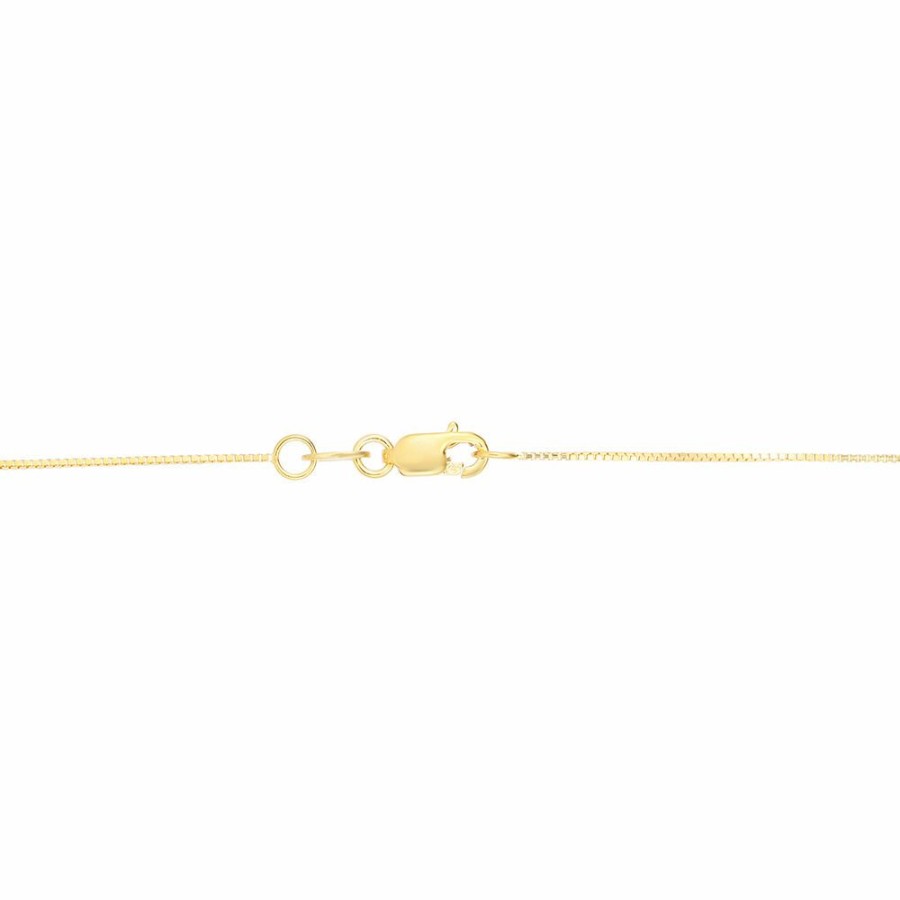 Necklace * | Discount Online "F" Initial Necklace In 14K Yellow Gold