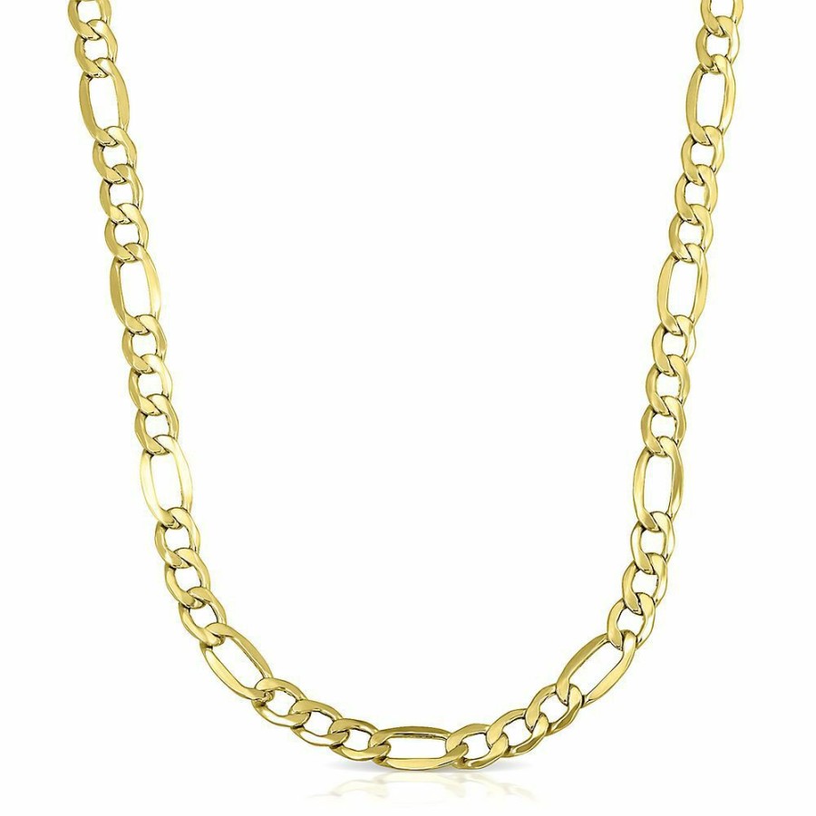 Accessories * | Limit Offer Polished Figaro Chain In 14K Yellow Gold, 22