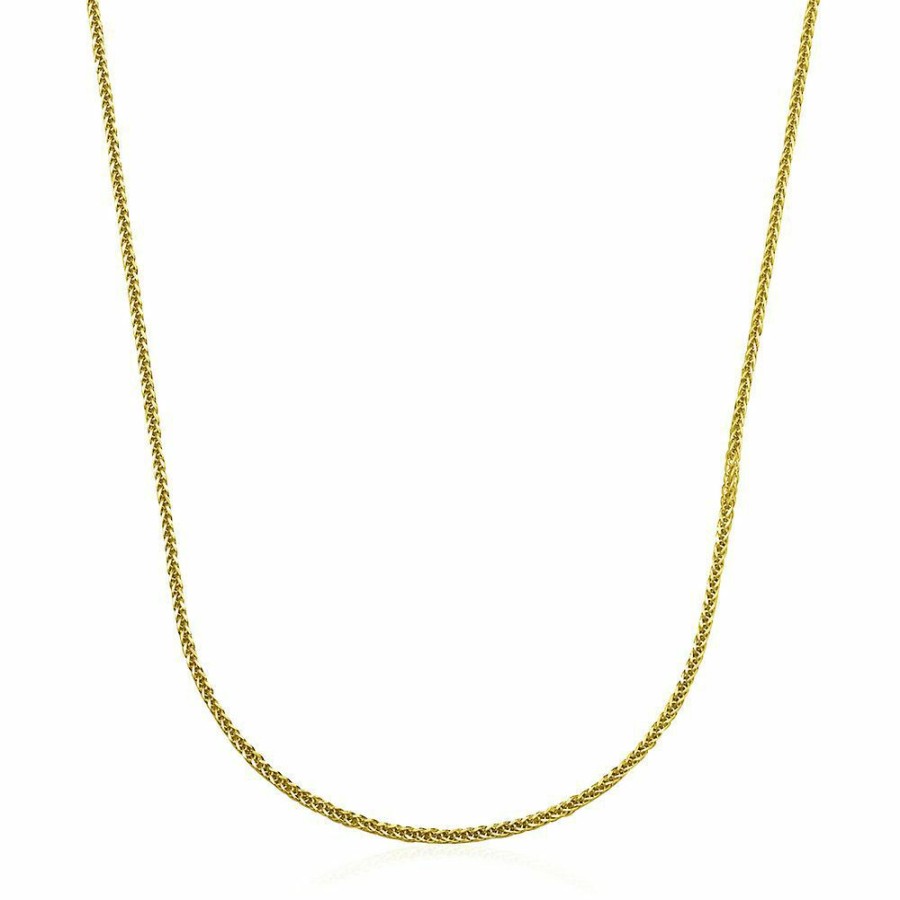 Accessories * | Prefential Price Square Dimensional Chain In 14K Yellow Gold, 20