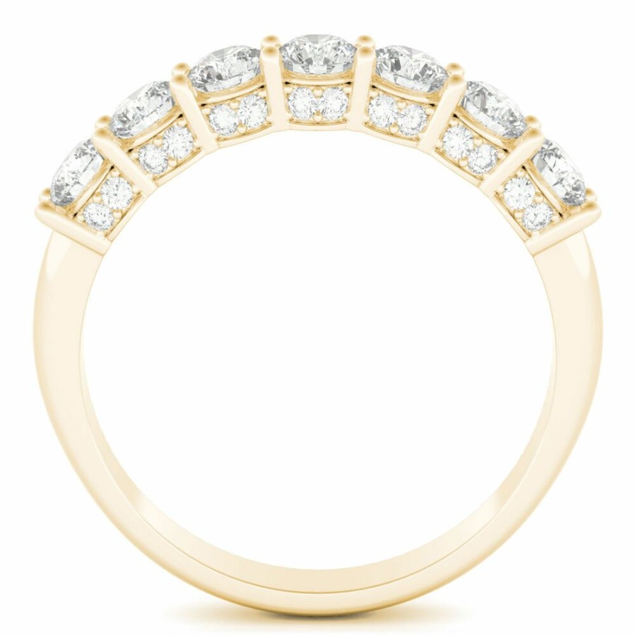 Wedding * | Super Specials Seven-Stone Diamond Anniversary Band In 14K Yellow Gold (1 Ct. Tw.)