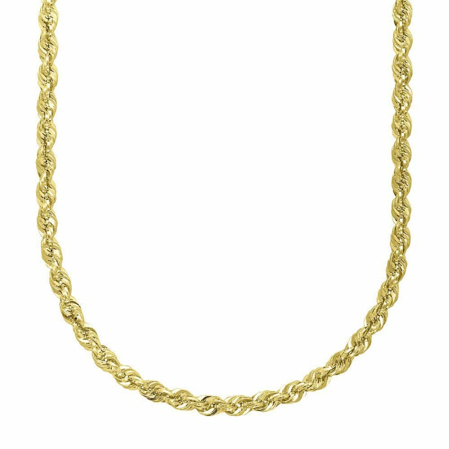 Accessories * | Clearance Rope Chain In 14K Yellow Gold, 30