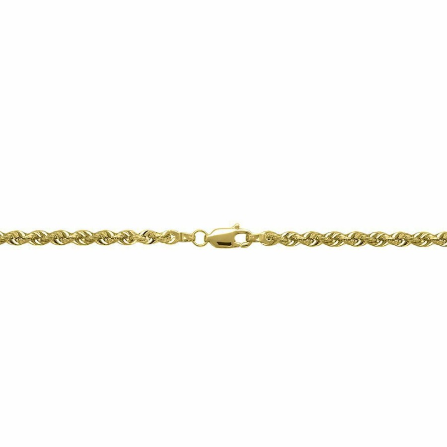 Accessories * | Clearance Rope Chain In 14K Yellow Gold, 30