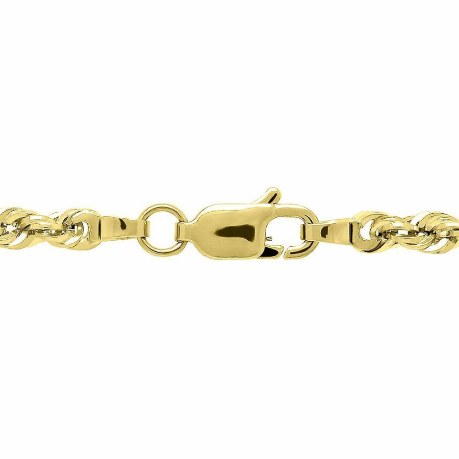 Accessories * | Special Price Glitter Rope Chain In 14K Yellow Gold, 20