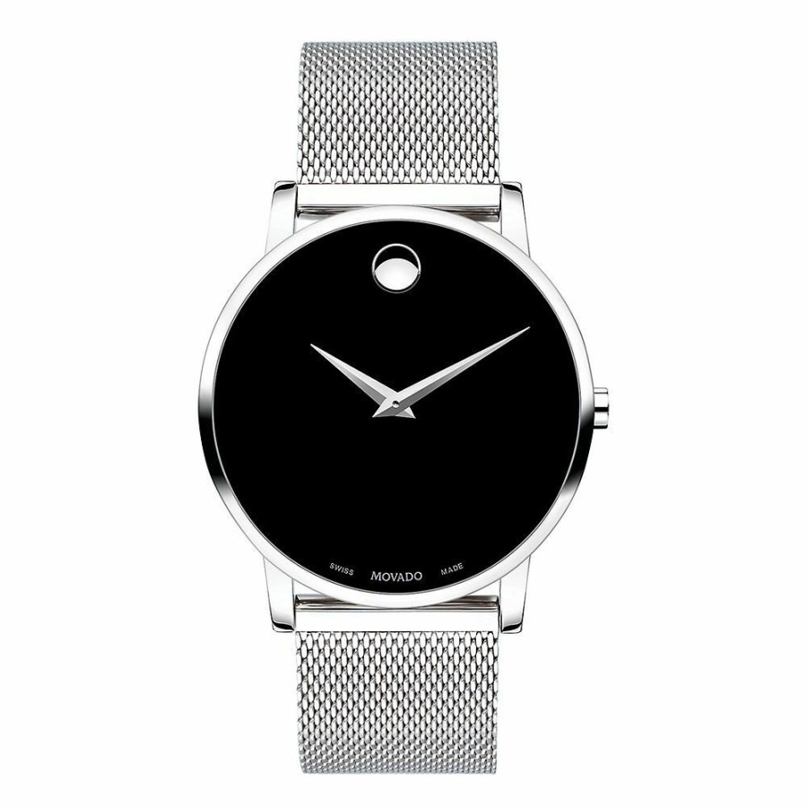 Watches * | Prefential Price Museum Classic Mesh Men'S Watch In Stainless Steel, 40Mm