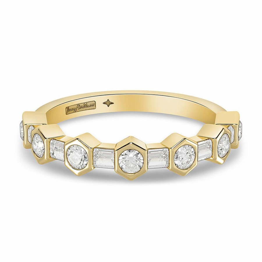 Wedding * | Half Off Melody Lab Grown Diamond Wedding Band In 18K Yellow Gold (3/8 Ct. Tw.)